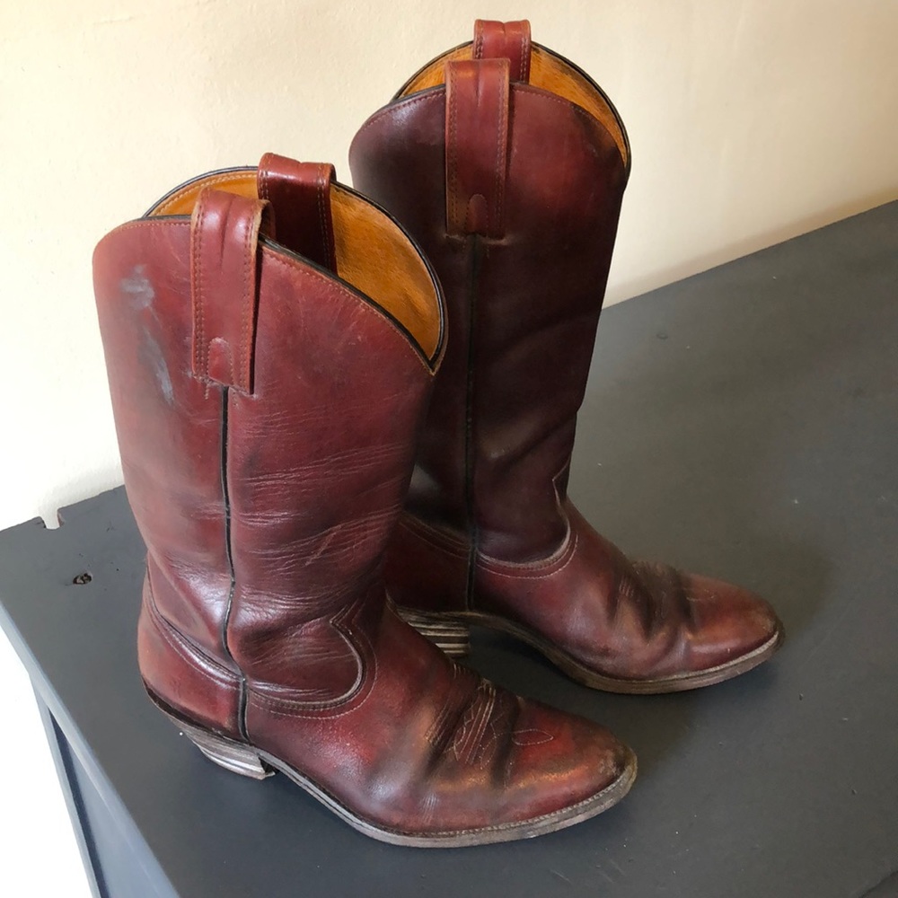 Frye Size 9 Men’s Leather Cowboy Boots